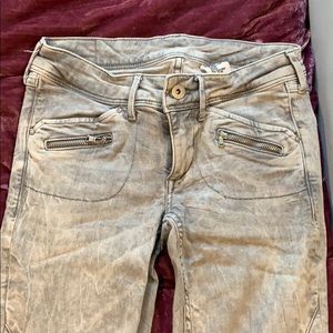 H&M skinny moto jeans
